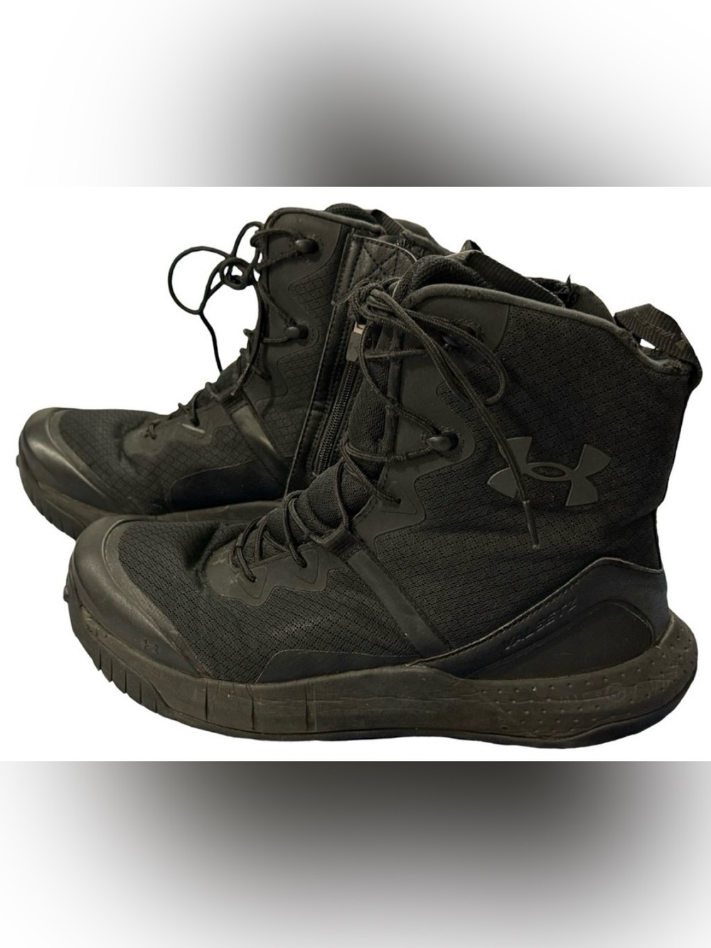 Under Armour Micro G Valsetz Side Zip Tactical Boots Black Men’s 12
